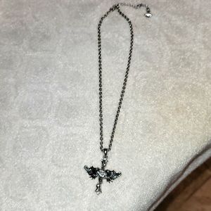 Harley Davidson cross necklace